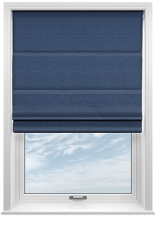 Stamford, Denim - Roman Blind